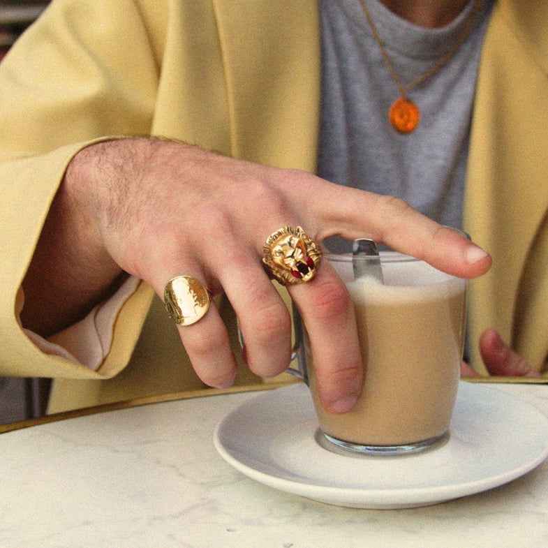 Bague Napoléon Louis d'or 18k • Empir