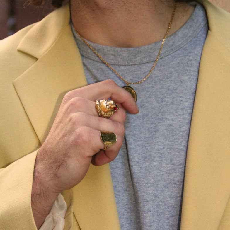 Bague Napoléon Louis d'or 18k • Empir