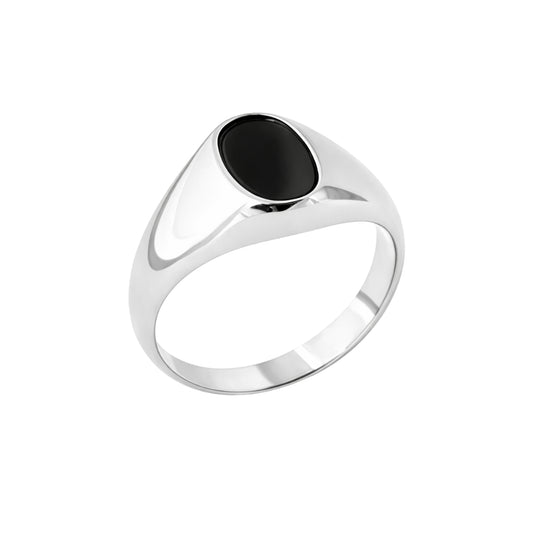 Chevalière homme argent petit doigt