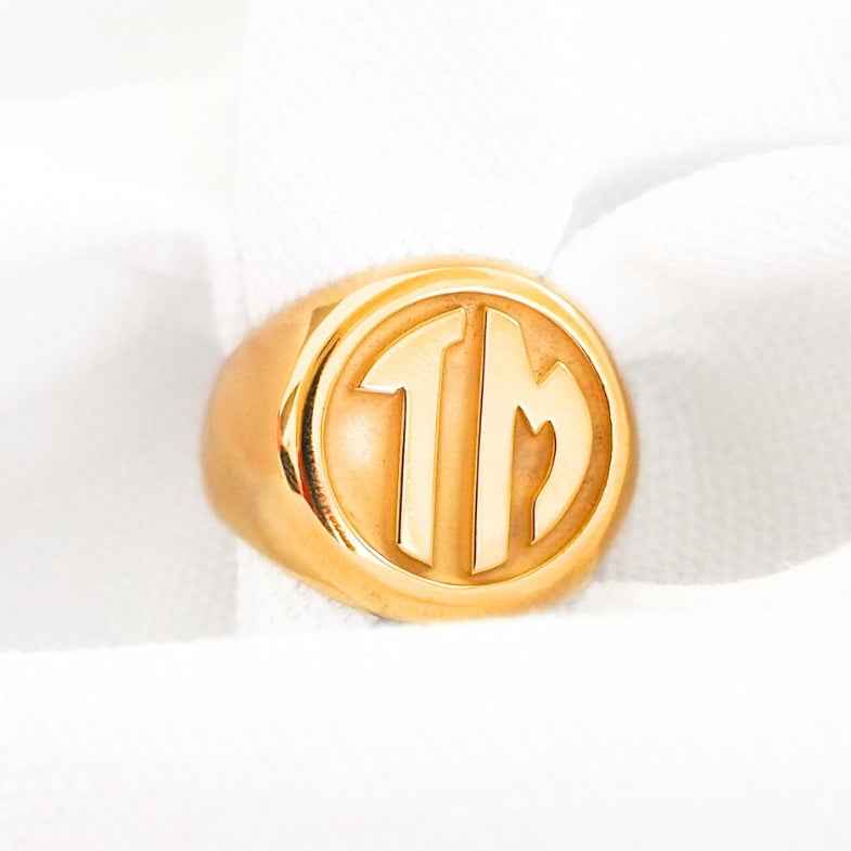 Chevalière ronde 2 à 3 initiales • Lorde