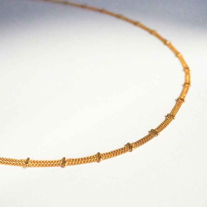 Collier double chaîne plaqué or 18 carats • Henriette (Copie)