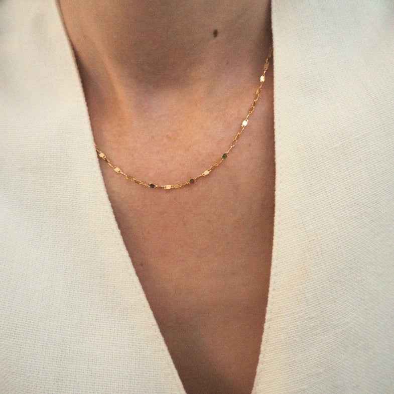 Chaîne fine plaqué or 18 carats • Suzanne (Copie)