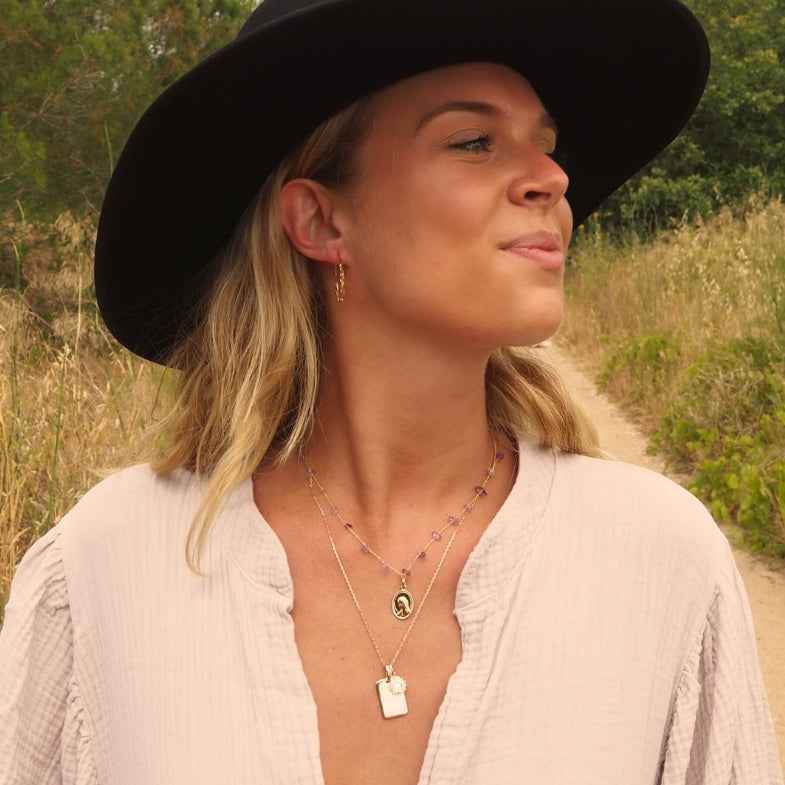 Collier personnalisé plaqué or 18k • Louisiane (Copie)