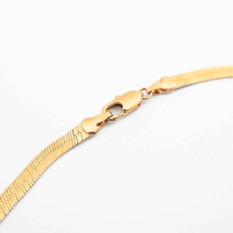 Collier maille serpent en plaqué or • Annie (Copie)