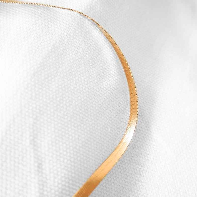 Collier maille serpent en plaqué or • Annie (Copie)