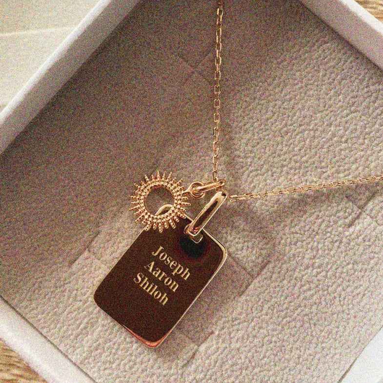 Collier personnalisé plaqué or 18k • Louisiane (Copie)