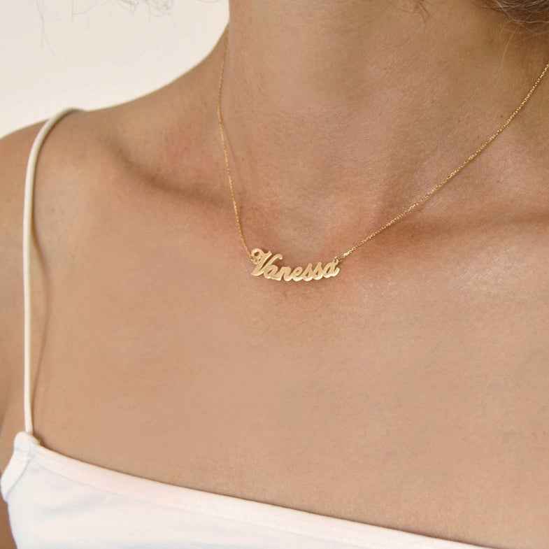 Collier prénom or 18 carats • Susa
