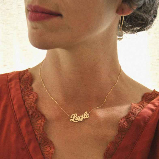 Collier prénom femme or 18k • Maya
