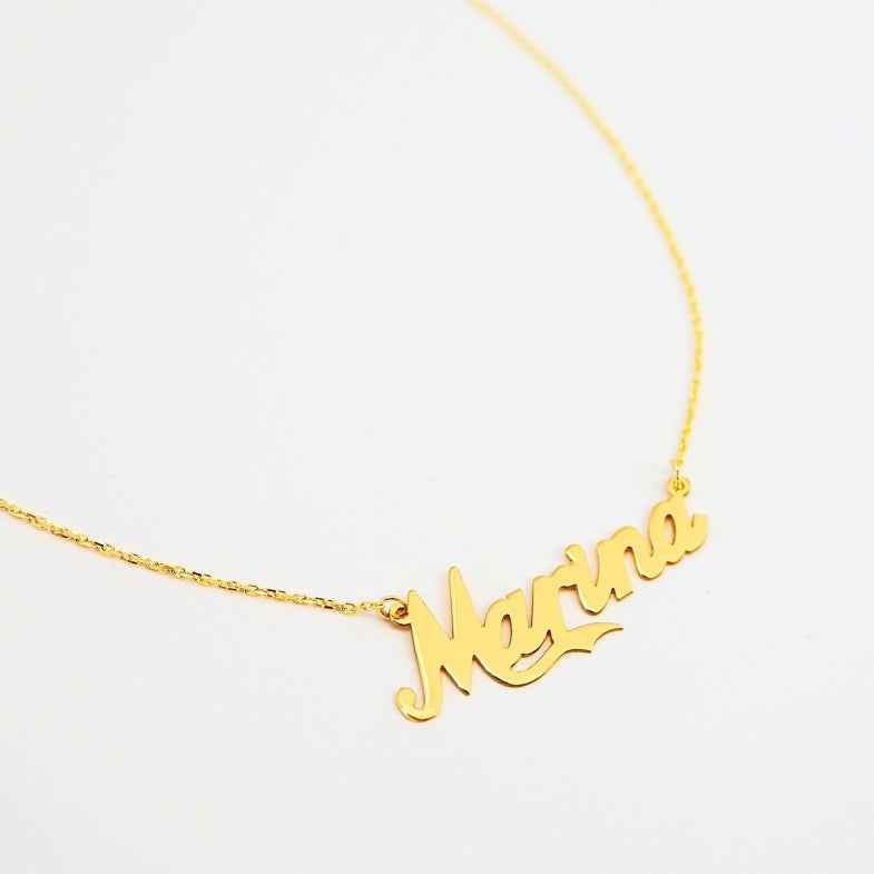 Collier prénom femme or 18k • Maya