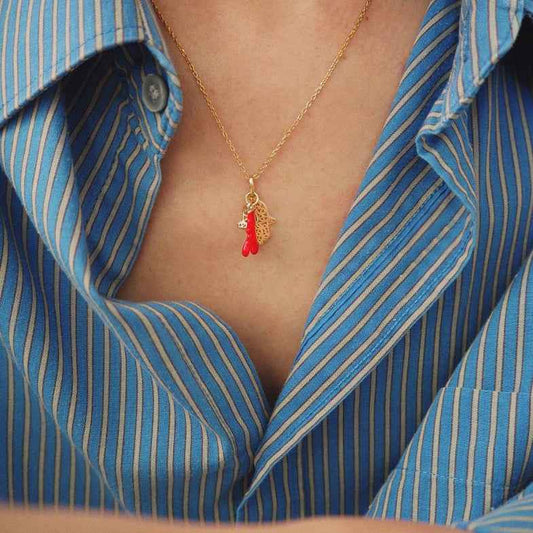 Pendentif main de Fatma en or 18 carats • Totti