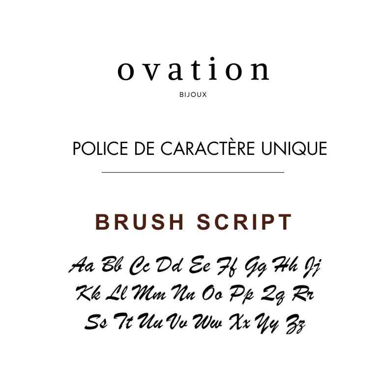 Collier prénom en or 18 carats • Sol