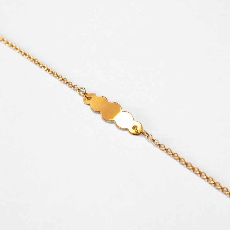 Gourmette enfant & bébé or jaune 9 carats • Jersey