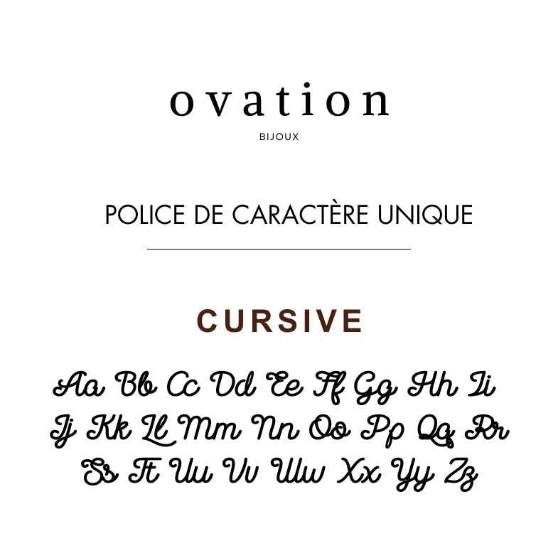 Collier avec prénom en or 18 carats • Flow