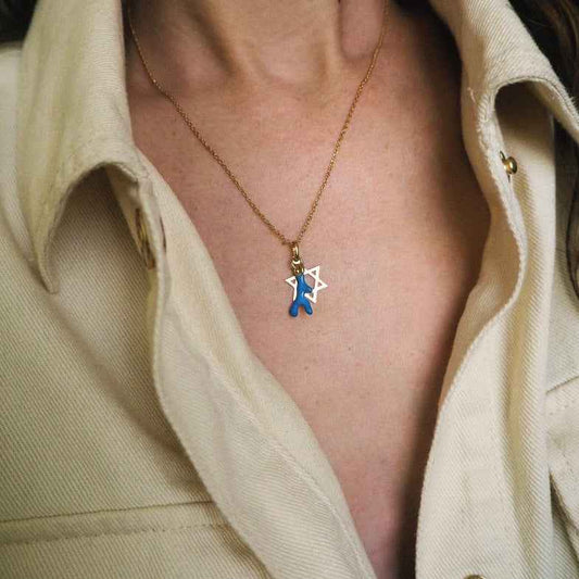 Pendentif étoile de David en or 18 carats • Hall