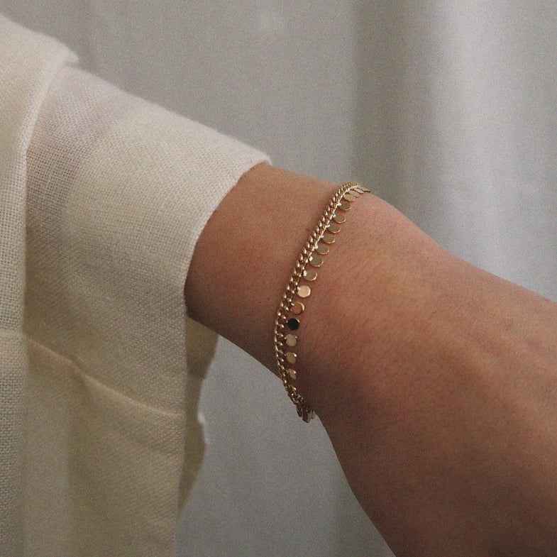Bracelet pampiles doré à l'or 18 carats • Hope