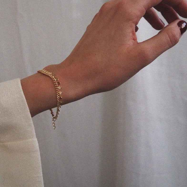 Bracelet pampiles doré à l'or 18 carats • Hope