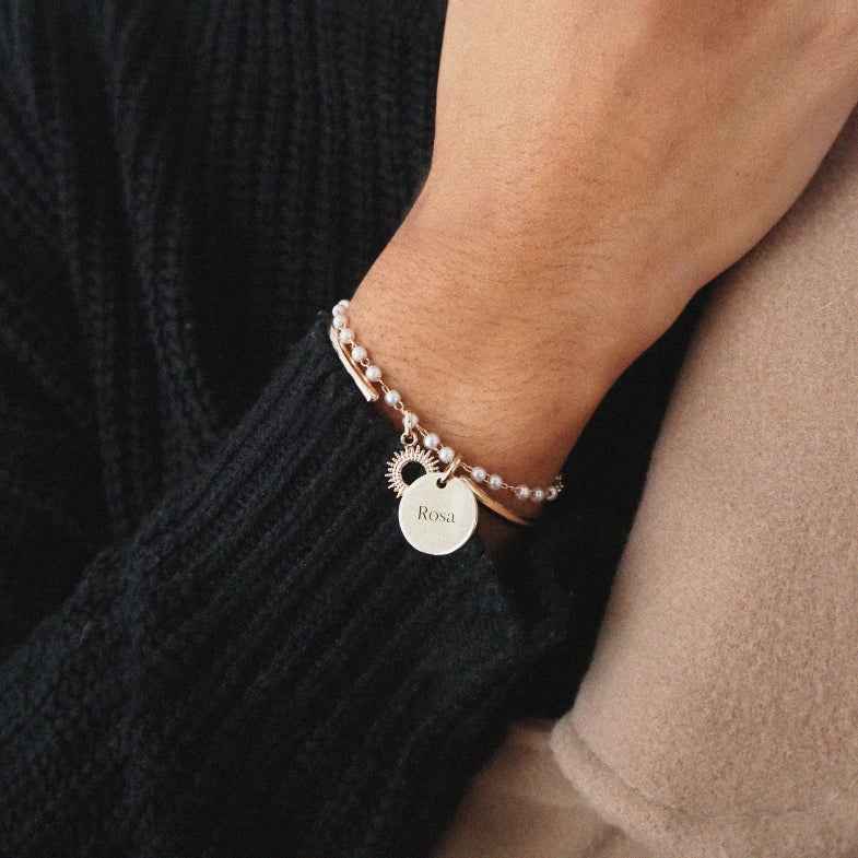 Bracelet personnalisé perles et or 18k • Blair (Copie)