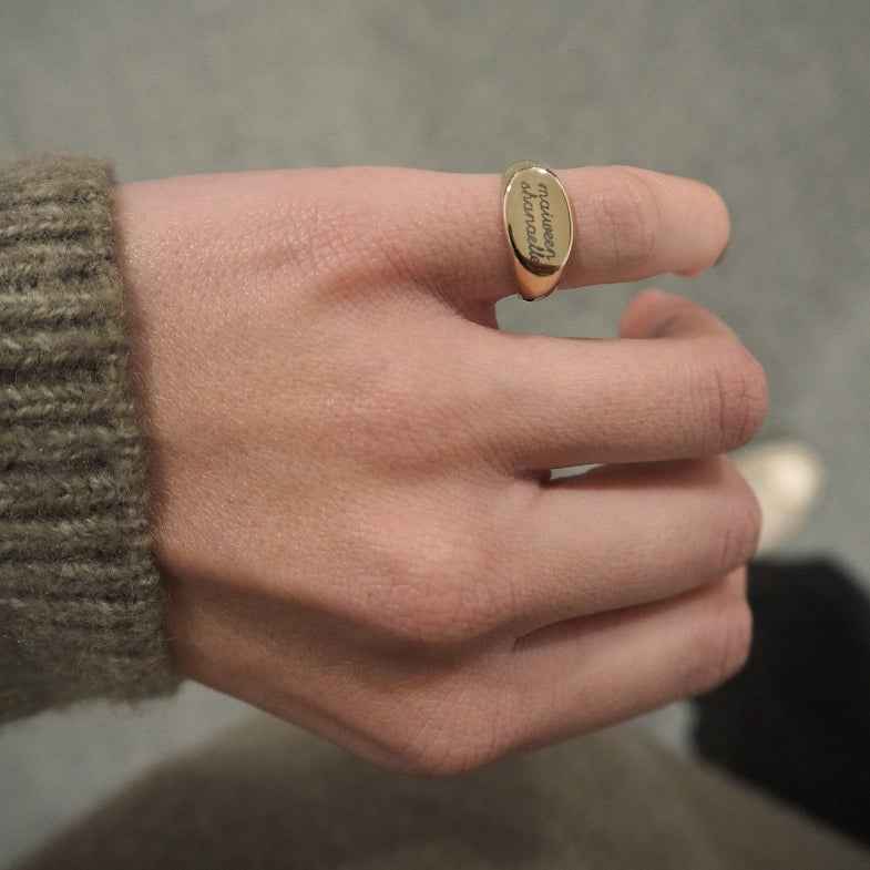 Chevalière de petit doigt femme • Mara
