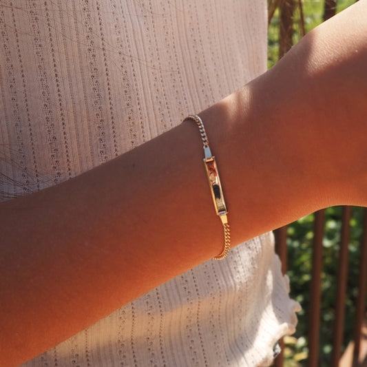 Gourmette fine enfant en plaqué or 18 carats • Romy