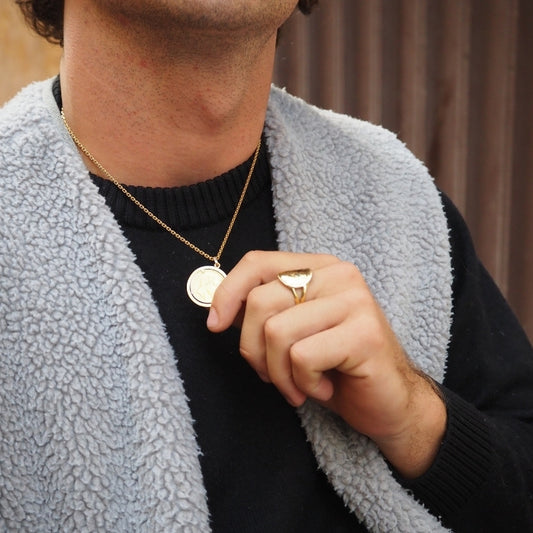 Bague Louis d'Or pièce 20 francs Napoléon III Bague louis d'or homme