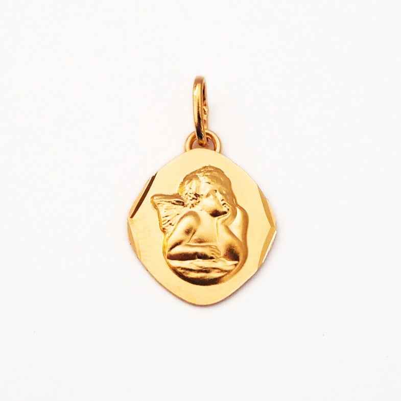 Médaille ange en or 18 carats • Marta
