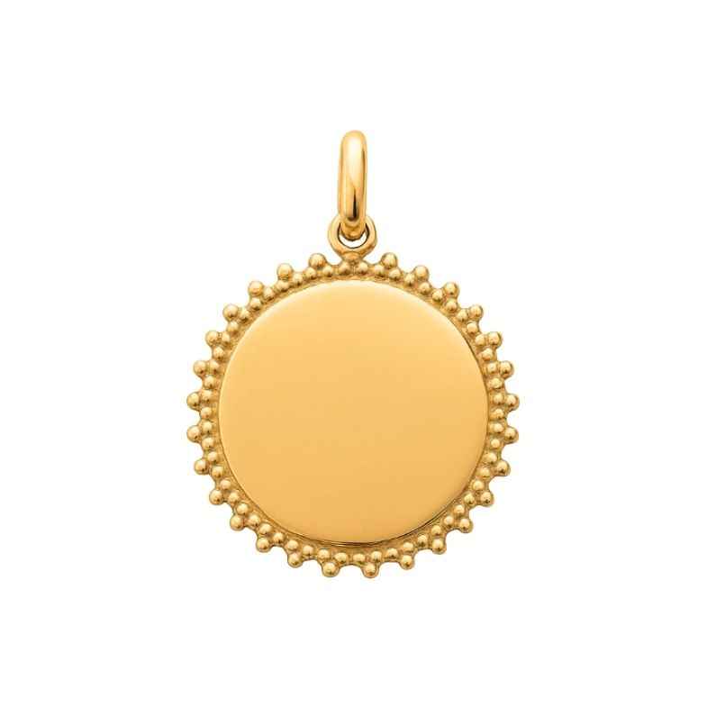 Pendentif lettre D plaqué or 18k • Daphné