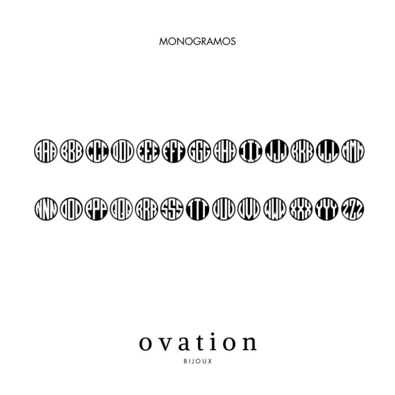 Bague de petit doigt initiales Or 18k • Mini Lewis