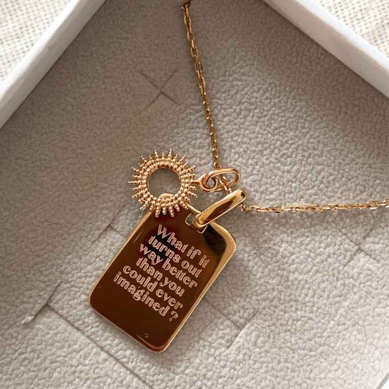 Collier personnalisé plaqué or 18k • Louisiane (Copie)