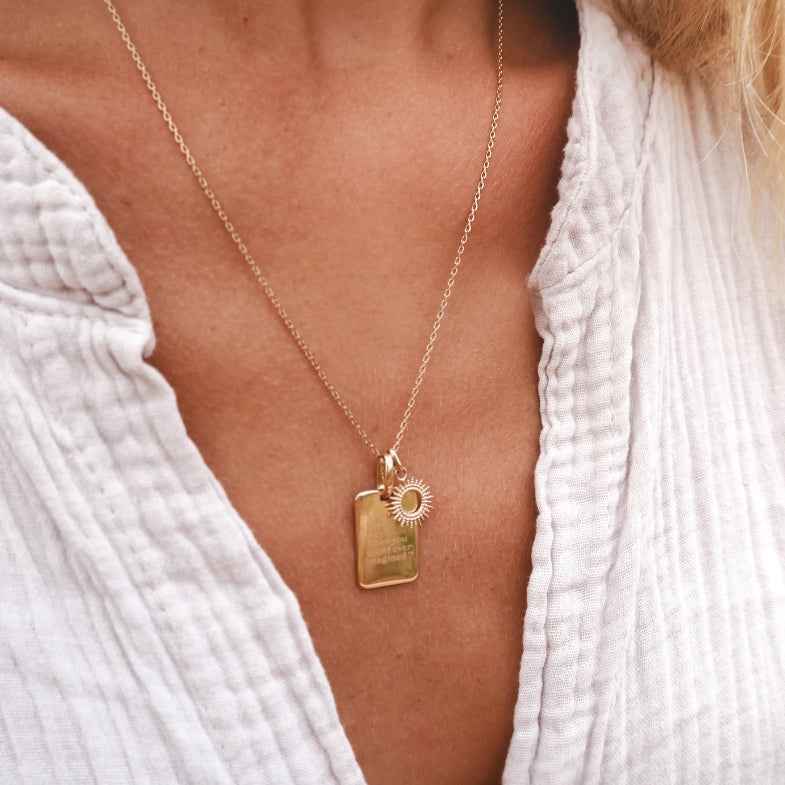 Collier personnalisé plaqué or 18k • Louisiane (Copie)