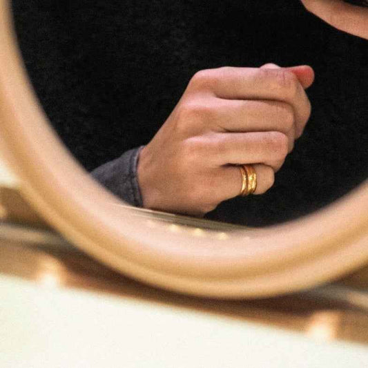 Bague petit doigt plaqué or 18k • Zoé (Copie)