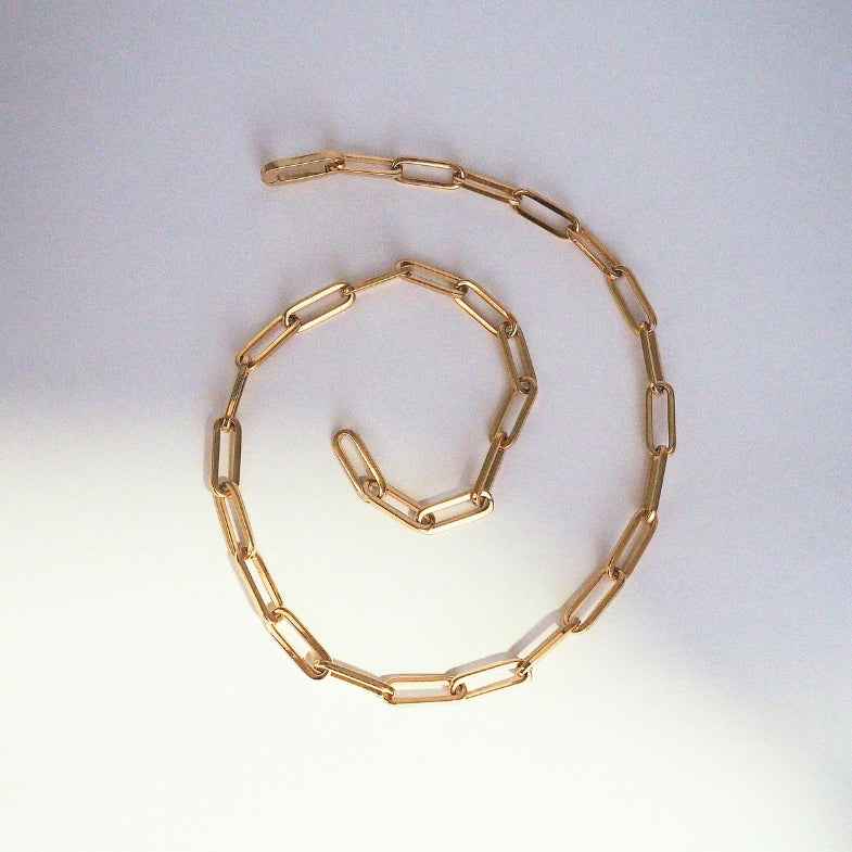 Collier maille épaisse plaqué or 18 carats • Louve (Copie)