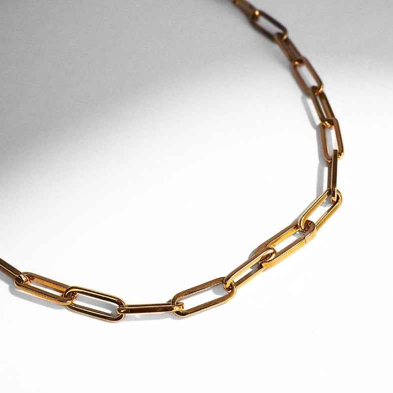 chaine femme gros maillons chaine femme grosse maille plaque or pour femme