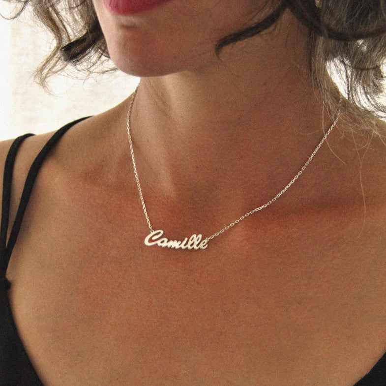 Collier prénom or 18 carats • Susa