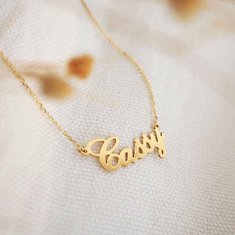 Collier prénom or 18 carats • Susa