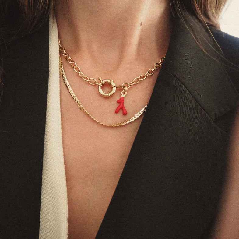 Chaîne maille anglaise plaqué or 18k • Jane (Copie)