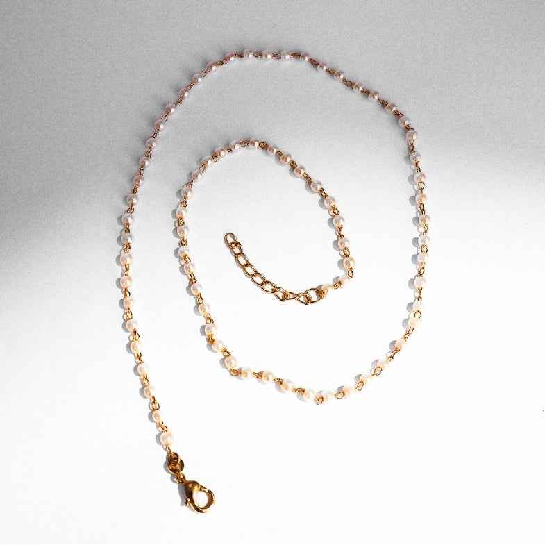 Collier de perles fines en plaqué or 18 carats • Colette (Copie)