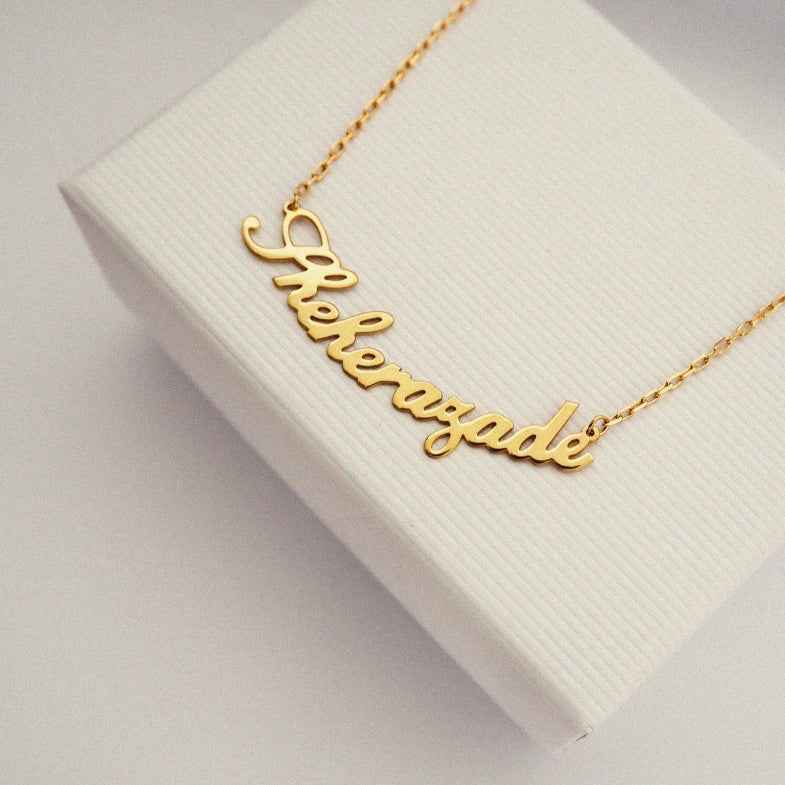 Collier prénom or 18 carats • Susa