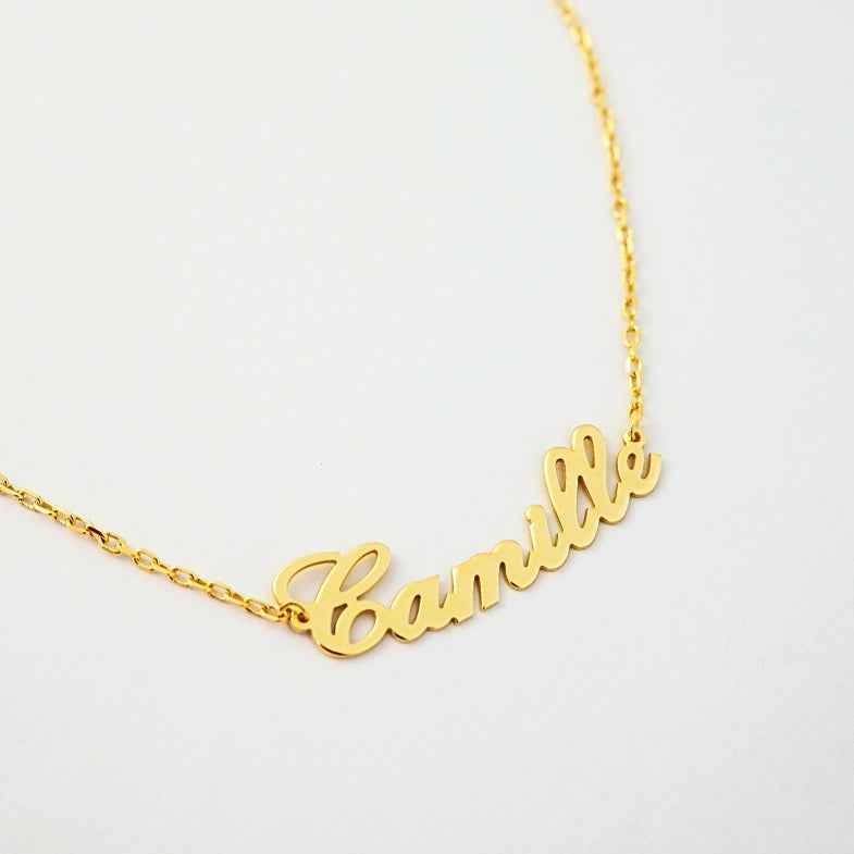 Collier prénom or 18 carats • Susa