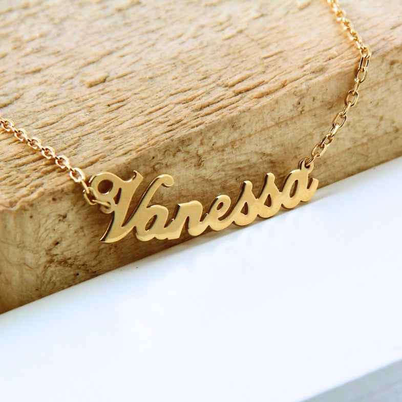 Collier prénom or 18 carats • Susa