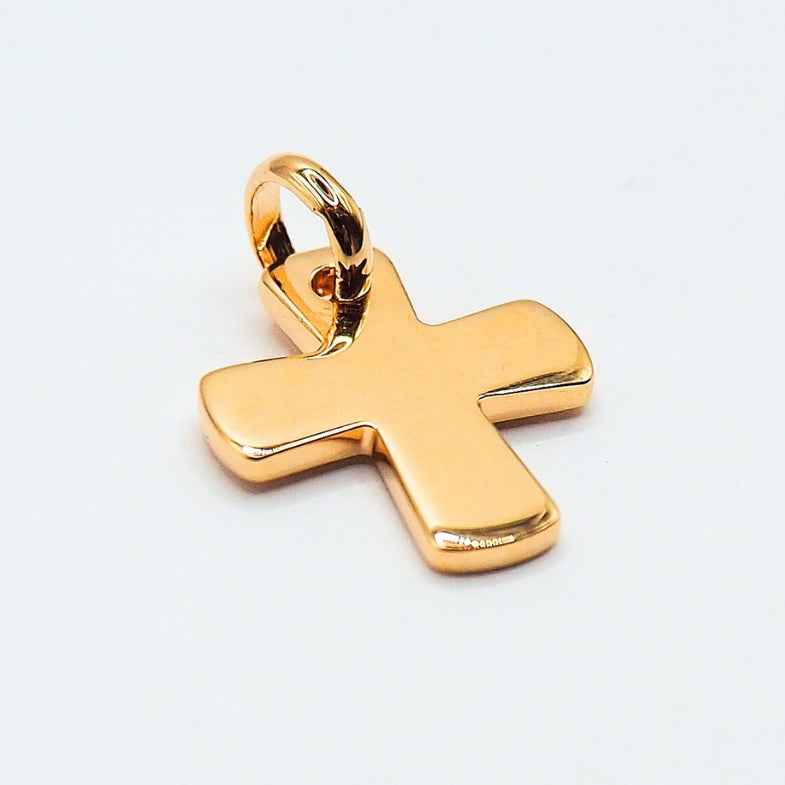 Pendentif ovale à graver en plaqué or • Harry