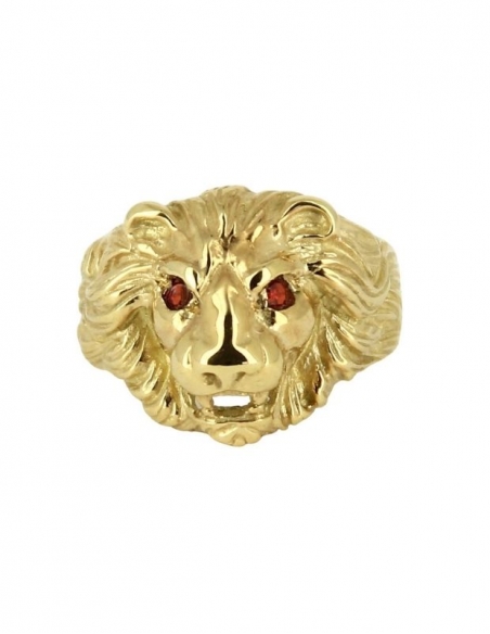 Bague tête de lion pour homme - Bague homme lion • Ovation Bijoux