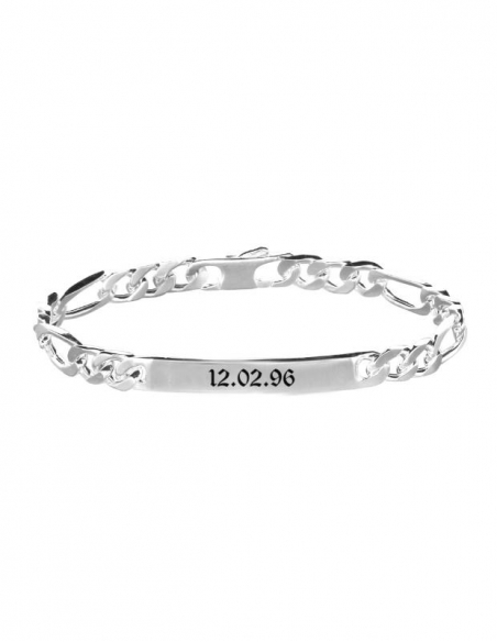 Gourmette argent pour homme • Ovation Bijoux