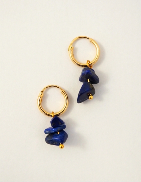 Boucles d'oreilles Lapis Lazuli • Ovation Bijoux