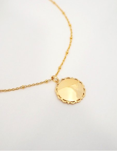 Collier personnalisé en Plaqué Or 18k pour femme • Ovation Bijoux
