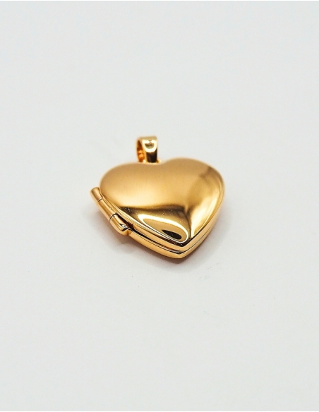 Médaillon femme coeur qui s'ouvre avec message à l'intérieur • Ovation Bijoux