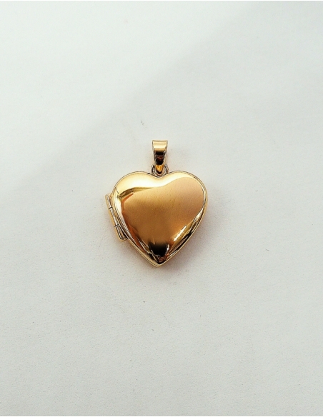 Médaillon femme coeur qui s'ouvre avec message à l'intérieur à graver • Ovation Bijoux