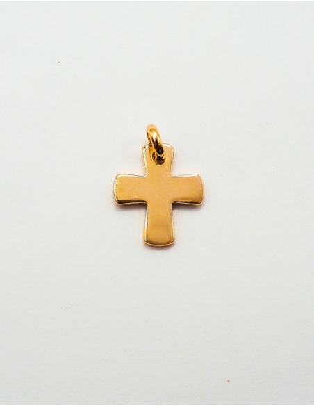 Médaillon Croix Moderne sur Chaîne • Ovation Bijoux