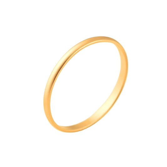 Bague de petit doigt fine plaqué or 18k • Zoé 