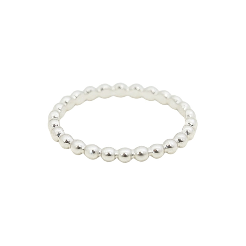 Bague anneau de petit doigt en argent femme