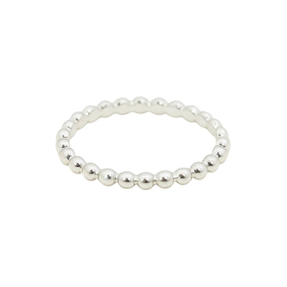 Bague anneau de petit doigt en argent femme